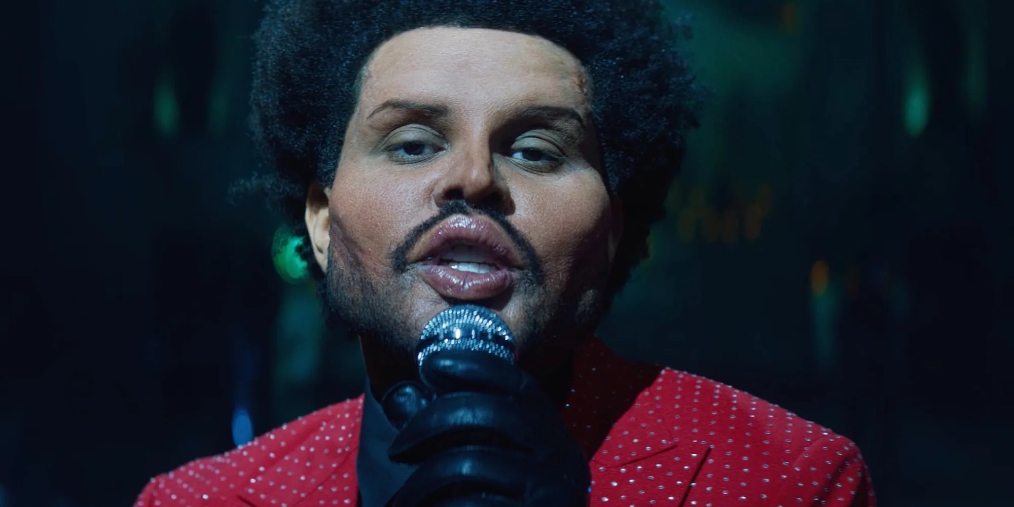 The Weeknd с изменённым лицом